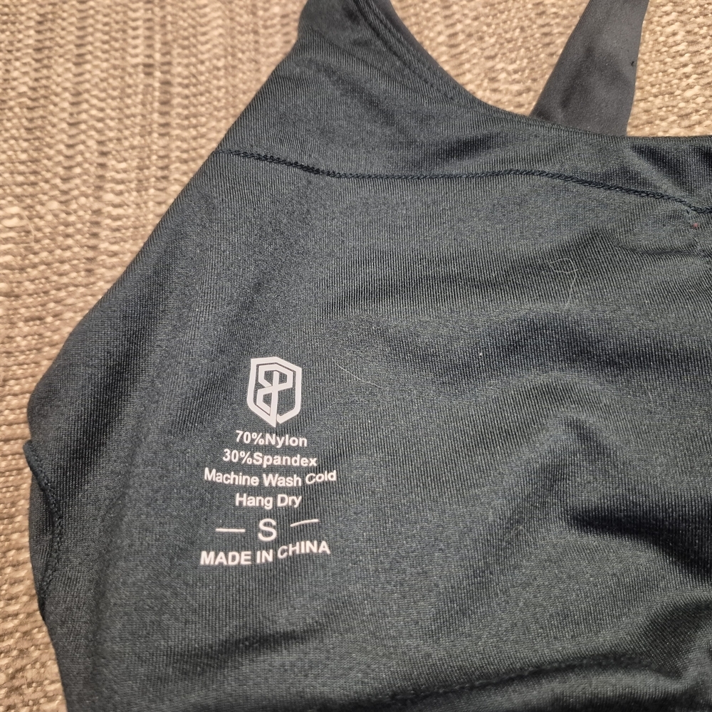 Born Primitive Helix Forest Green Cross-Back Sports Bra - Picture 6 of 8